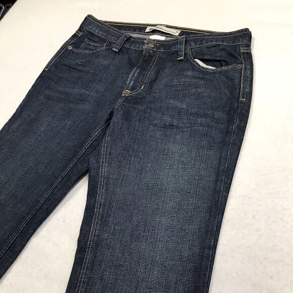 Vintage 90s GAP Low Rise Boot Jeans Women 10 Ankle (34x30) Dark Wash Blue Denim - Picture 5 of 16